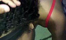 curvy latina babe in fishnets spreads legs for big cock but struggles to take it all