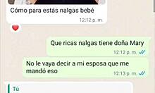 Doña Mary, the mature Latina milf, gets fucked doggystyle while her husband is away.