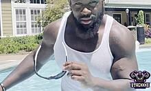 Stacxxxs presents Hawaiian angel at pool