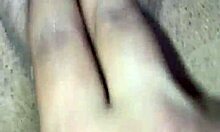 Amateur's First Anal Fingering in Homemade Video.