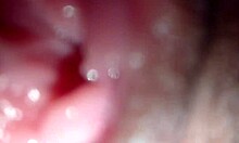 Fucking tight wet shaved pussy until creampie