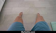 stepsister riding stepbrother hard in doggystyle, convincing him no girlfriend needed 😏💦