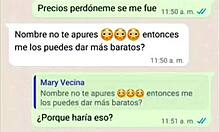 Doña Mary, the mature Latina milf, gets fucked doggystyle while her husband is away.