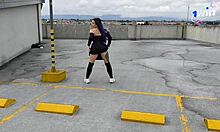 Katty Blake Sucks And Fucks Until Cum In Mouth In Public Spot