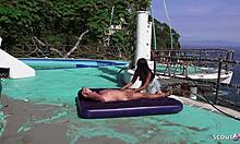 Hell Yeah! Public Anal Sex With Latina Milf Near Beach By German Tourist!