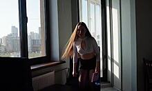 Petite Babysitter Fucks English Teacher's Ass Outdoors Pov Homemade