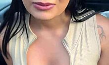 Asian Prostitute Stopped In Police Raid Fucks Without Condom In The Woods POV Cum In Mouth