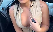 Asian Prostitute Stopped In Police Raid Fucks Without Condom In The Woods POV Cum In Mouth
