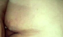 Amateur bbw girlfriend gets filled with cum on bed