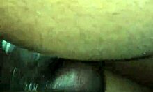 homemade latina session ends with facial