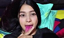 Skinny Latina Teacher Caught Dirty Talking with Stepsister's Boyfriend on Video Call