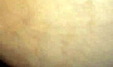 homemade latina session ends with facial