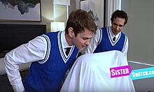 Hey, wanna swap step sisters and bang in wild gangbang?