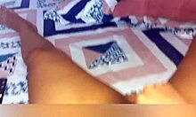 Wet pussy fingering before bed