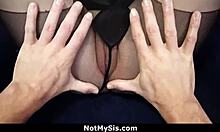 My Virginity Given to Step Sister Notmysis in Intense Black Cock Ride