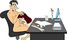 Laura gives handjob as naked teen 18+ slut