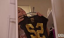 Super Horny Teen Eveline Dellai Feels His Fat Cock Deep In Her Throbbing Ass During Anal Session