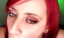 Hot stepdaughter tempts daddy with dirty talk in front of family.