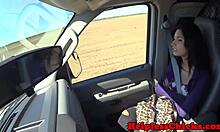 tattooed teen stranded gets dominated outdoors