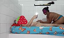 friend comes home for netflix but swallows big cock on halloween night