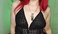 Hot stepdaughter tempts daddy with dirty talk in front of family.