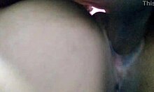 Interracial cuckold threesome with cum cleaning and double creampie