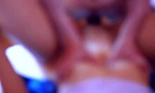 Stepmom and stepsister's sports buddy having fun at home 😏