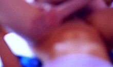 Stepmom and stepsister's sports buddy having fun at home 😏