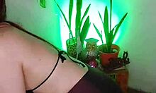 Hot stepdaughter tempts daddy with dirty talk in front of family.