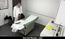 Patient undergoes intimate physical exam by doctor doctorbangs