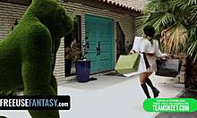 black friday aftermath with penelope woods and chanel camryn in rough spanking