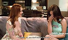 Redhead Moves Back Home To Date Her Stepmom With Wet Pussy Licking