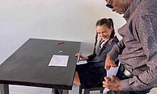 a slutty girl doesnt mind taking a big black cock