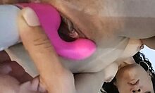 My beautiful emo girl shakes ass during massage, fingering her wet pussy