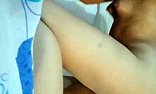 My beautiful emo girl shakes ass during massage, fingering her wet pussy