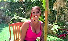 i'm ava with big tits getting filled in lingerie and stockings