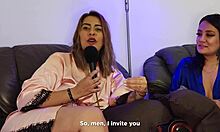 porn stars confess lesbian clit play!