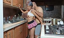 Intense care for tattooed stepsister after party taboo