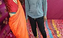 cute saree bhabhi gets naughty with devar for rough anal after ice massage