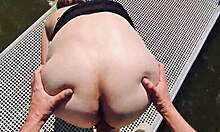 Almost caught fucking with monster cock at the lake for public view