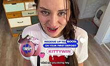 I seduced my step sis when she was wearing that i love doggystyle t-shirt and came inside her in missionary!