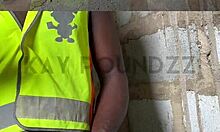 intense male moans during public solo session with huge release