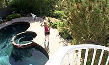 Tiffani Taylor, tattooed step daughter, gets creampie in missionary and cowgirl.