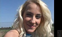 Justine Ashley rides hard in double penetration creampie scene with anal action