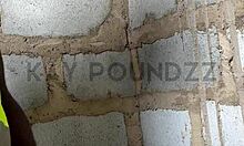 intense male moans during public solo session with huge release