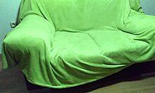 I Cum on the Couch with My 8 Inches Dildo