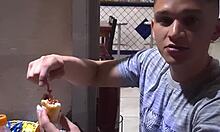 Stepmother Fucks Stepson Behind Scenes