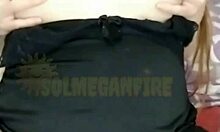 Pregnant wife feels lactation during masturbation