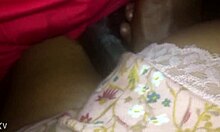 were doing it in the bedroom, black couple amateurs with cock