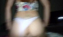 Naughty Wife's First Porn Video With Cum On Ass!